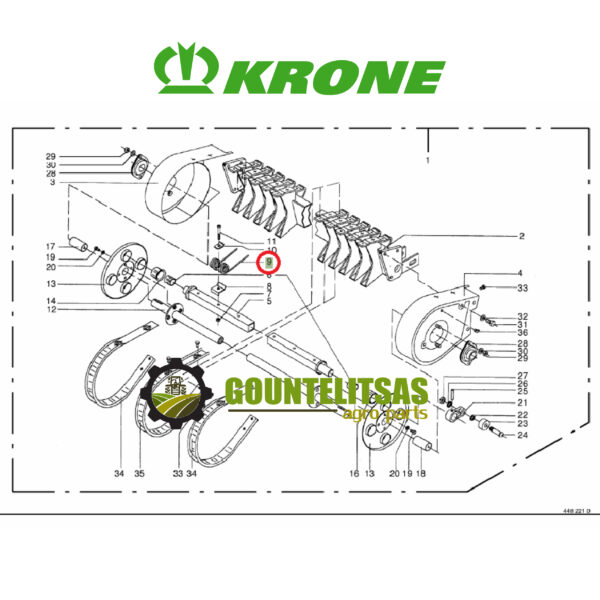 Τζίνι KRONE KR10-16 REF:9382750-2785521